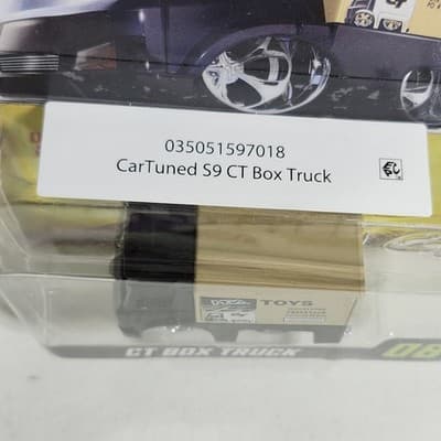 Cartuned CT Box Truck Series 9 Black Toy 1/64 Vehicle MGA NEW - Thumbnail 3