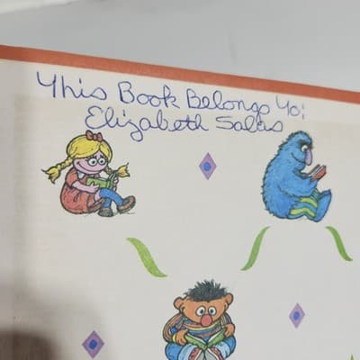 1980 Vintage Book Sesame Street Grover's Book Of Cute Little Baby Animals - Thumbnail 3