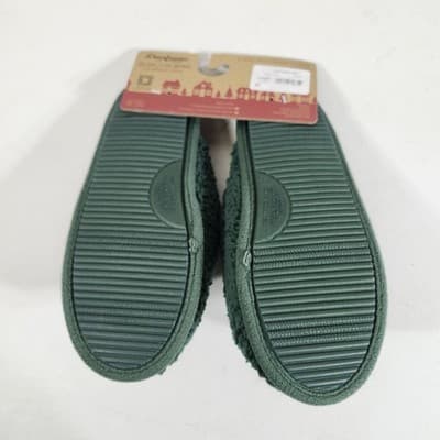 Dearfoams Women’s Size Large 9-10 Clog Slippers Cozy Comfort Green NEW - Thumbnail 6