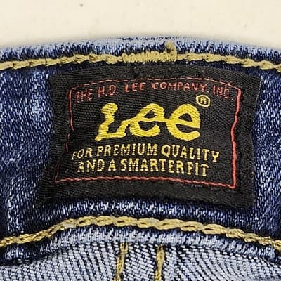 Lee Jeans Womens 16 Short Blue Denim Bootcut Mid-Rise Fit - Thumbnail 7