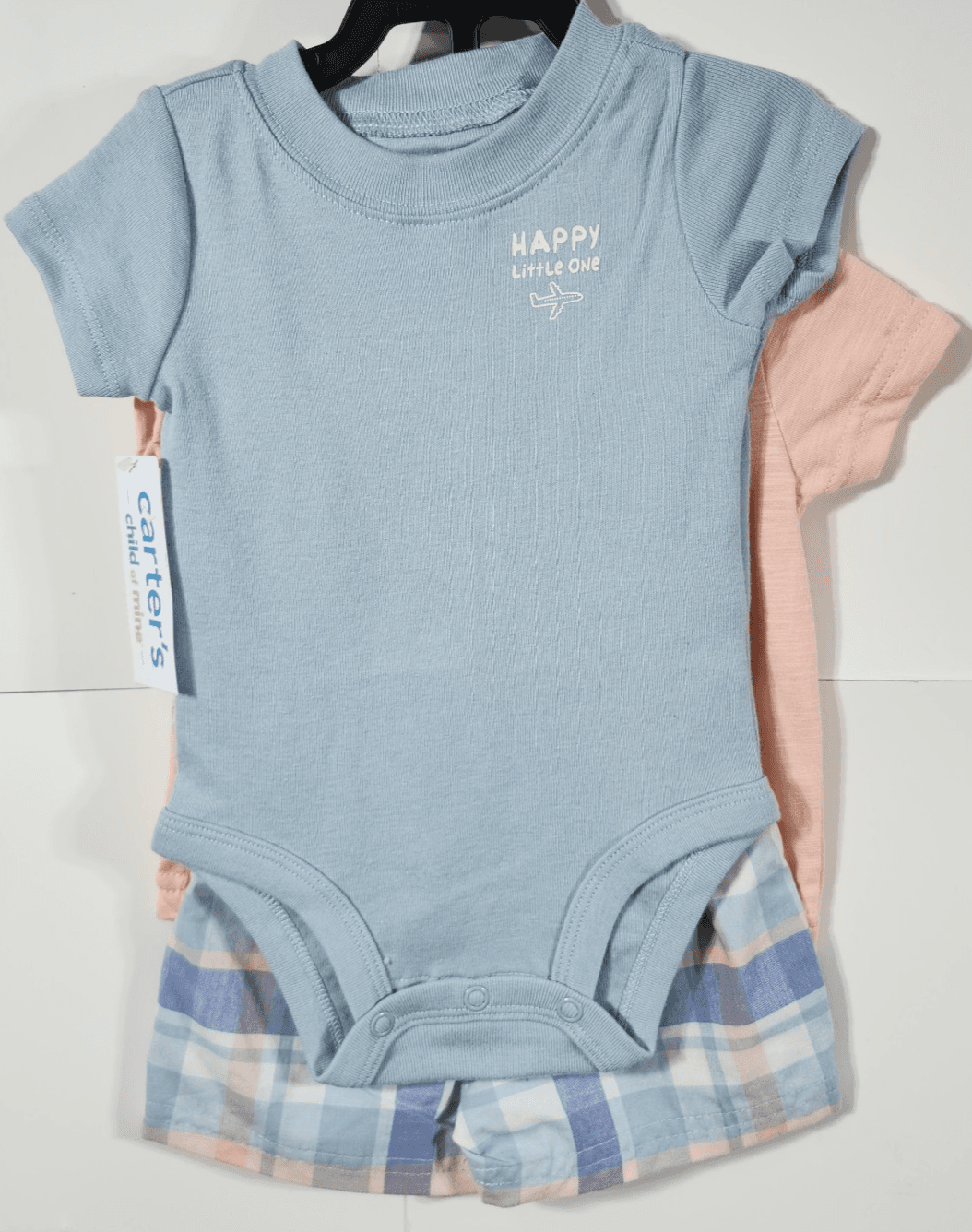 Carters 3 Piece Infant Baby Boy Outfit Set Size 0-3 Months NEW - Thumbnail 4