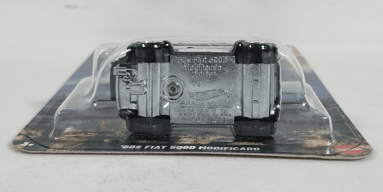 Hot Wheels ‘60s Fiat 600D Modificado Summit Surge Silver Series 1/64 Car Toy NEW - Thumbnail 4