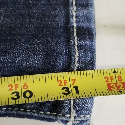 Lee Women's 4 Jeans Slender Secret Lower On The Waist Bootcut Blue Denim - Thumbnail 3