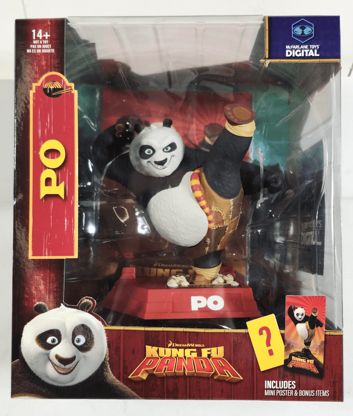Kung Fu Panda Po 6" Figure McFarlane Toys Digital Collectible NEW