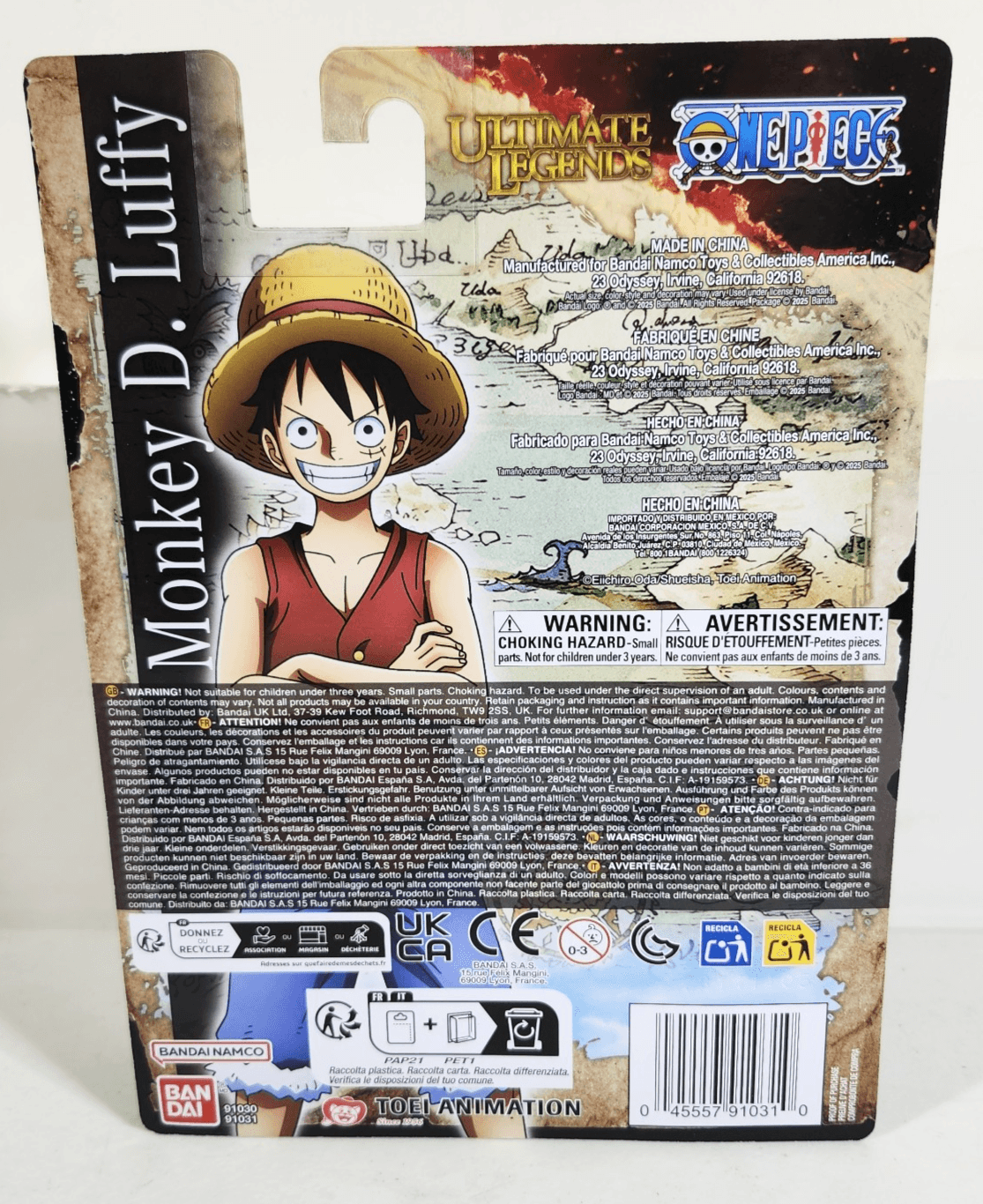 Bandai One Piece Ultimate Legends Monkey D Luffy Action Figure NEW - Thumbnail 5
