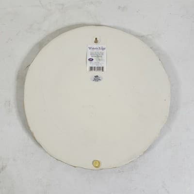 Nautical Sand Art Wall Plaque/Sea Shell Plaster Scallop Beige Sand Color 11.5" - Thumbnail 8