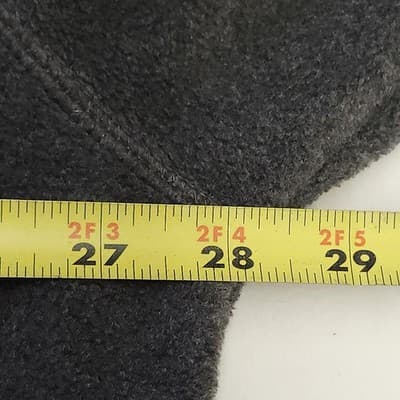 St Johns Bay Men's Jacket XL Long Sleeve Fleece 1/4 Zip Pullover Gray - Thumbnail 2