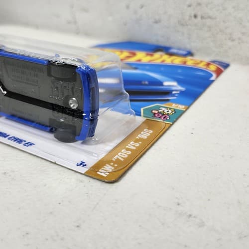 Hot Wheels 70s vs 90s Series Blue ‘90 Honda Civic EF VTEC JDM 2025 Car Toy NEW - Thumbnail 6