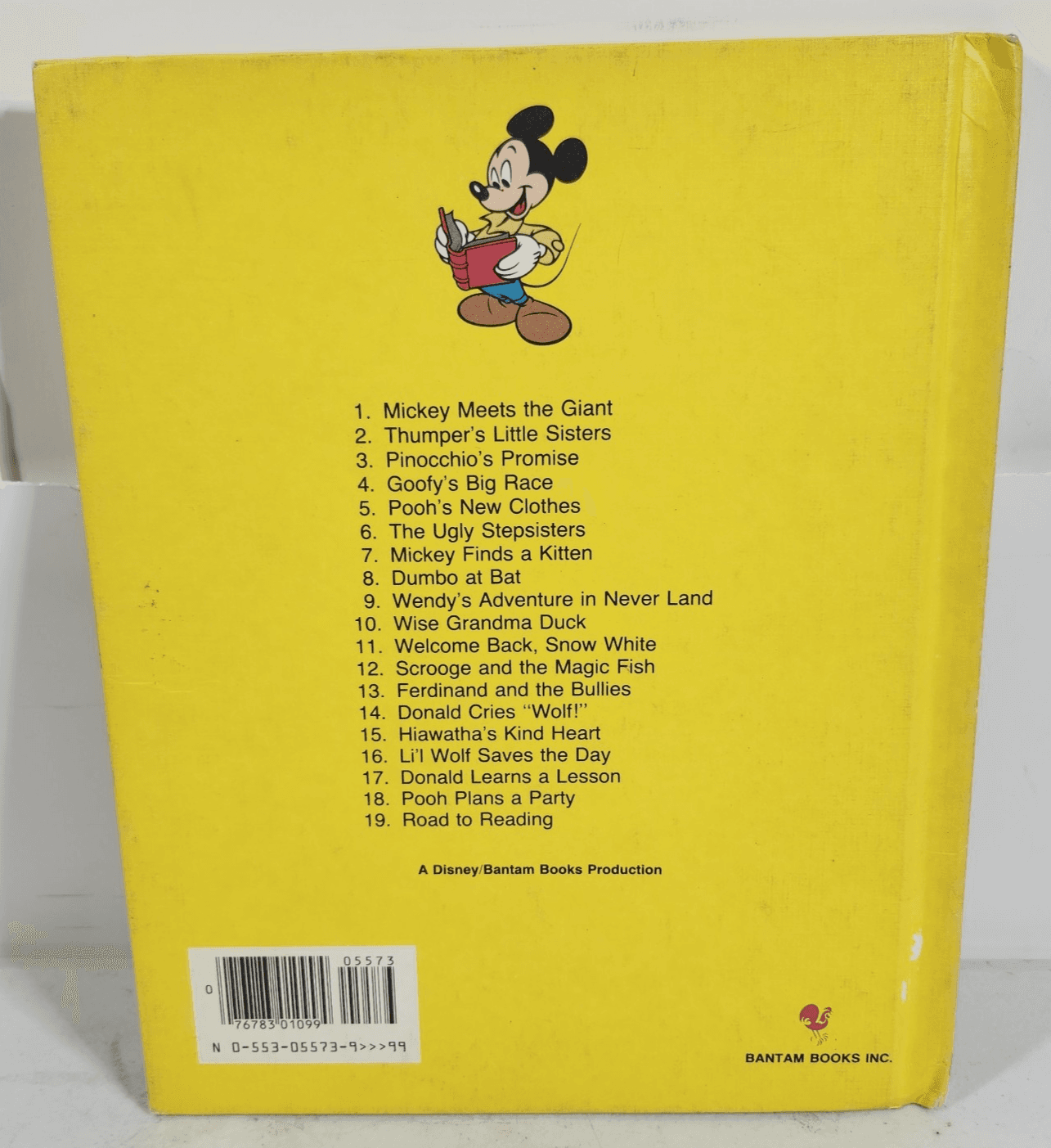 Walt Disney Fun To Read Library Volume 1 Mickey Meets The Giant 1986 Book - Thumbnail 4