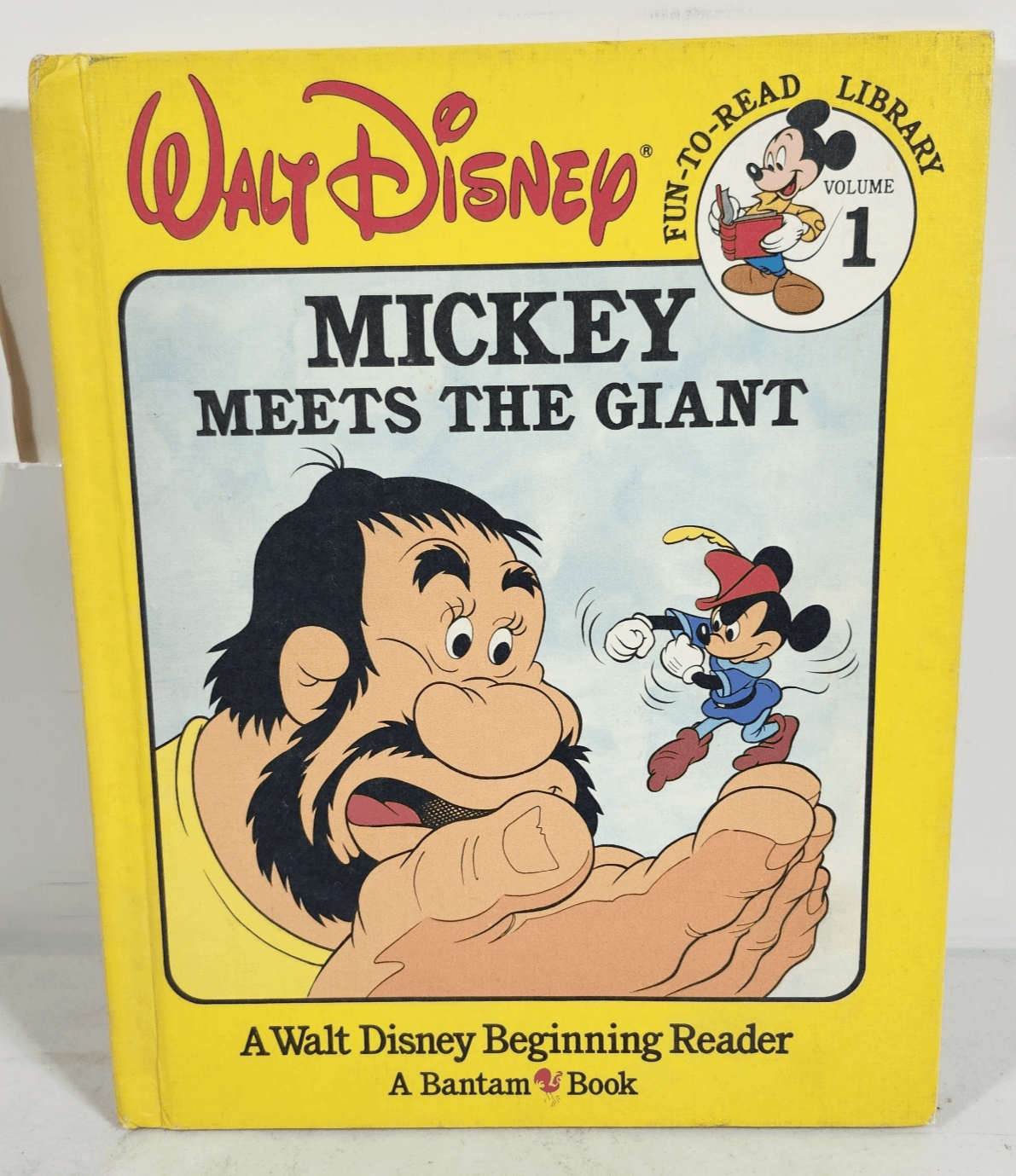 Walt Disney Fun To Read Library Volume 1 Mickey Meets The Giant 1986 Book