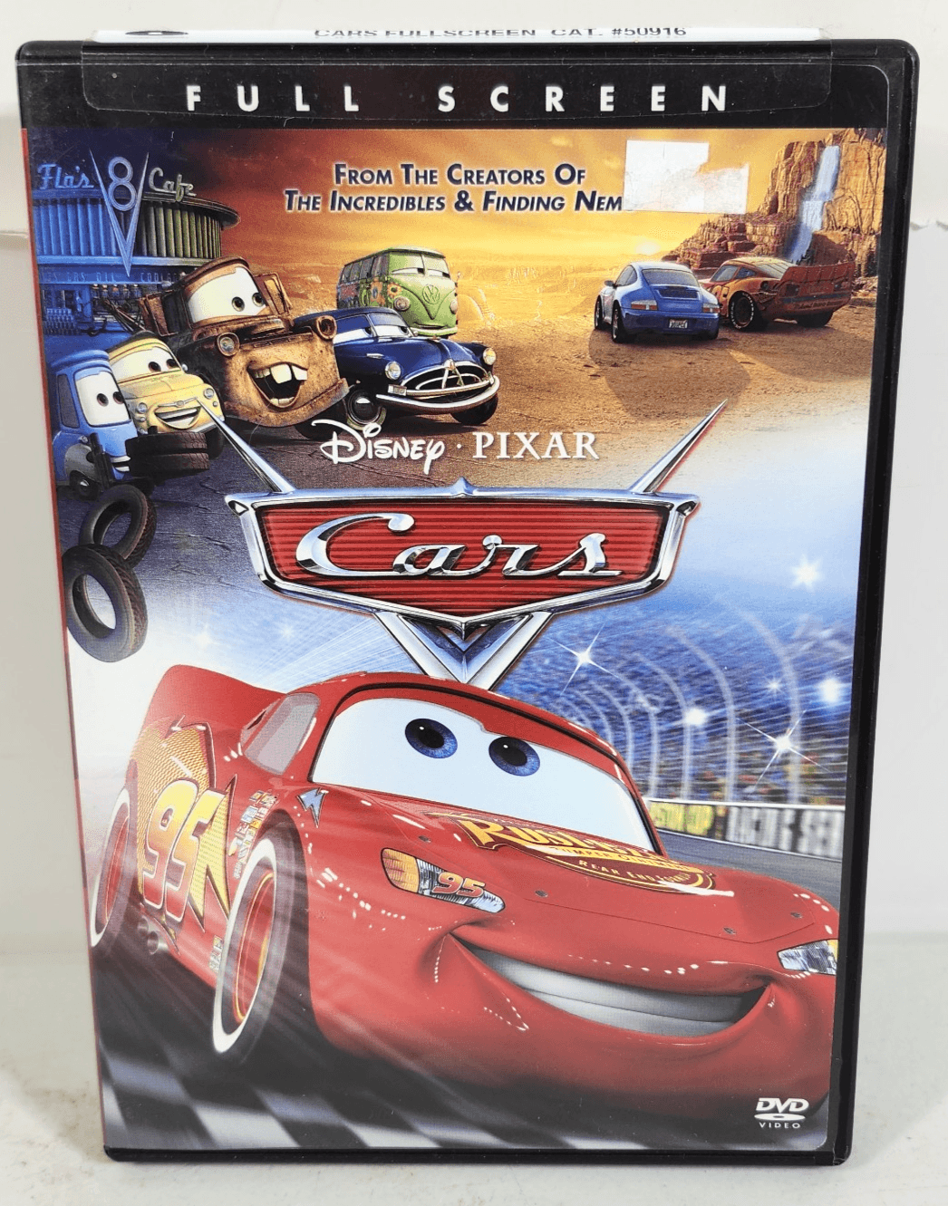Cars DVD Kids Cartoon Movie 2006 Full Screen