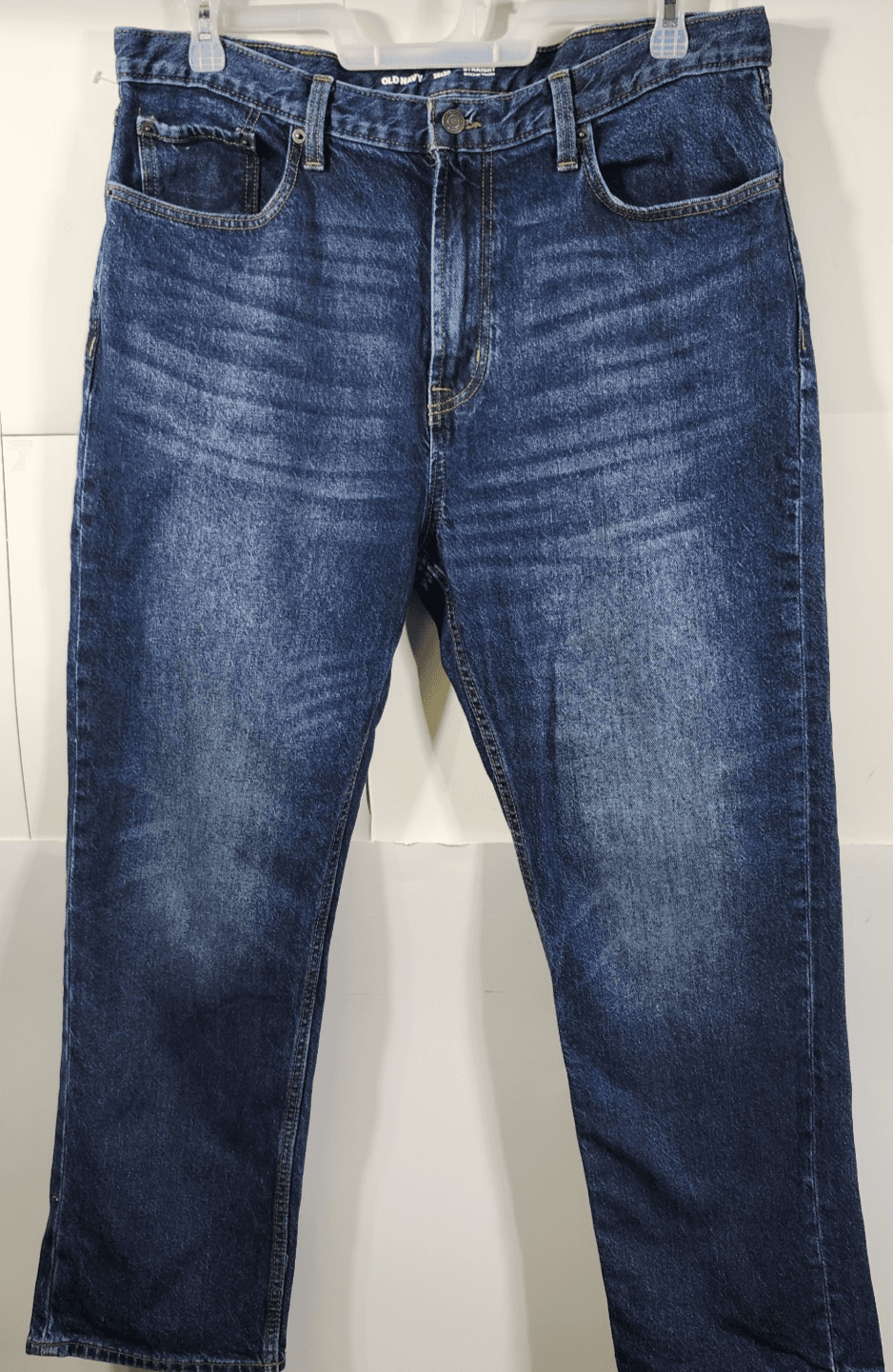 Old Navy Men's Built-In Tough Jeans 38x30 Blue Denim Pants