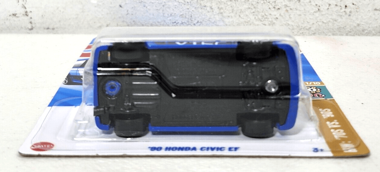 Hot Wheels 70s vs 90s Series Blue ‘90 Honda Civic EF VTEC JDM 2025 Car Toy NEW - Thumbnail 4
