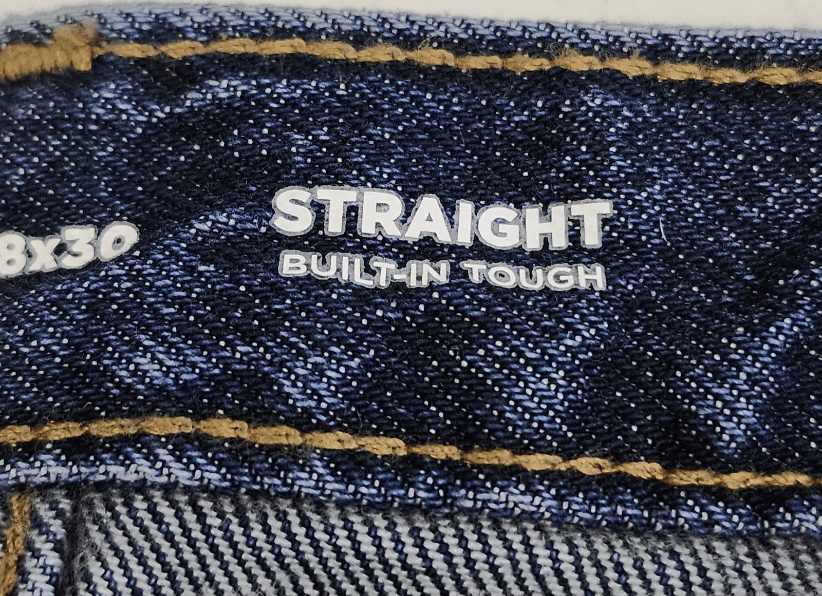 Old Navy Men's Built-In Tough Jeans 38x30 Blue Denim Pants - Thumbnail 7