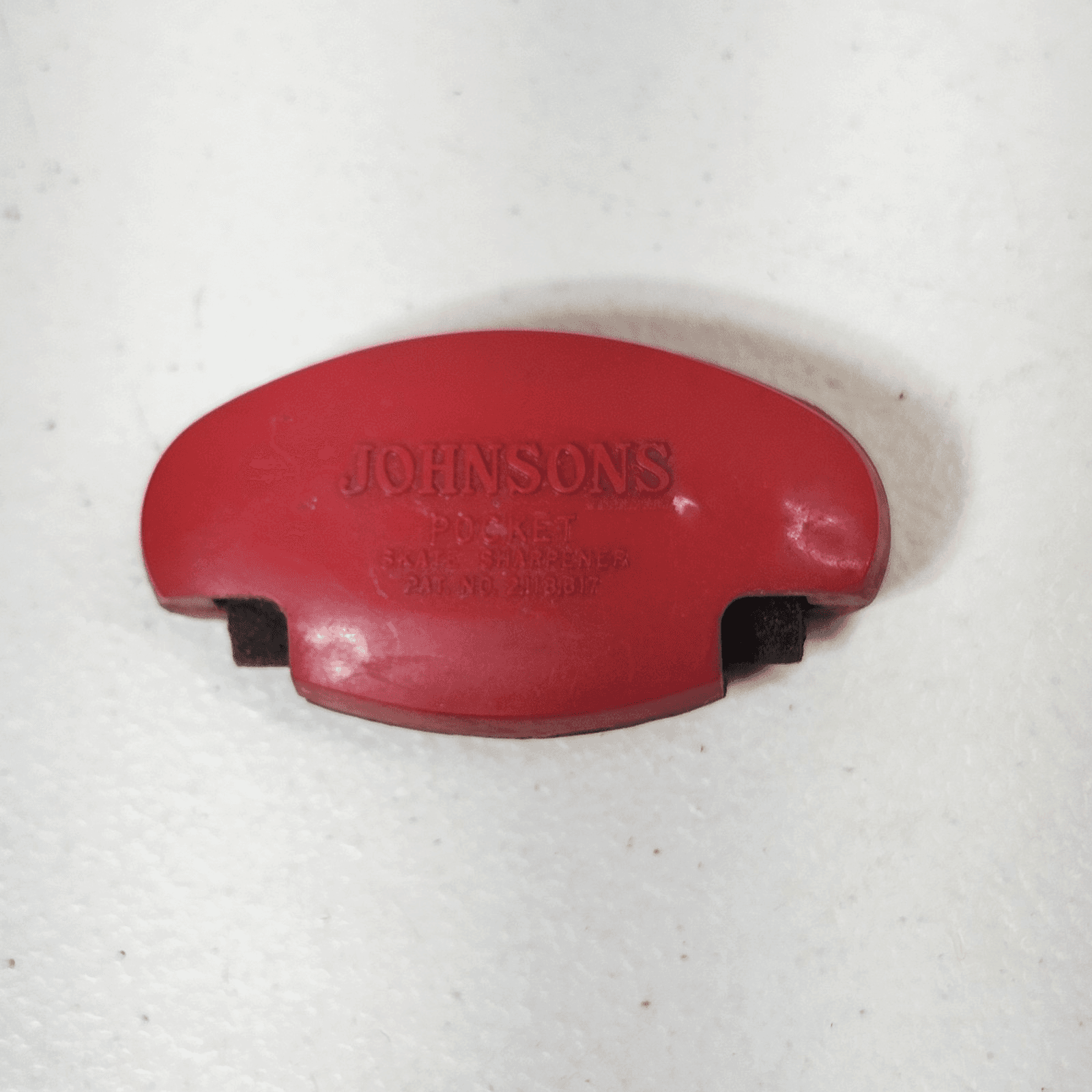 Vintage Johnson s Pocket Ice Skate Sharpener - Thumbnail 4
