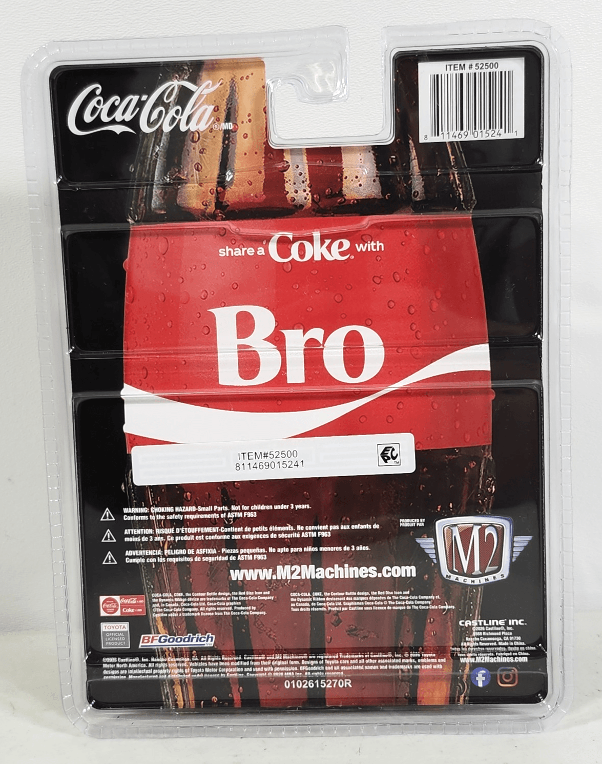 M2 Machines Coca-Cola 1985 Toyota Truck Red 1/64 Toy Vehicle NEW - Thumbnail 5