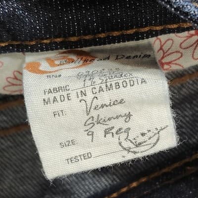 Bullhead Venice Skinny Jeans Women's Size 9 Medium Wash Blue Denim Pants - Thumbnail 8
