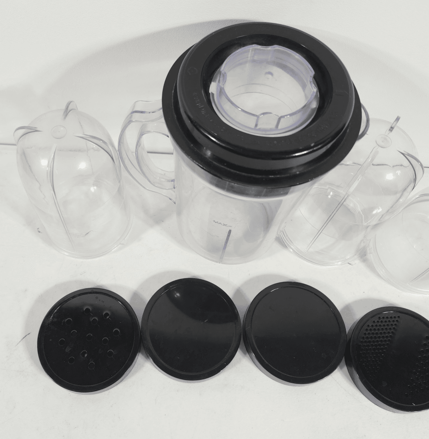 Magic Bullet Cups with Handle & Lids MB1001 Replacement - Thumbnail 4