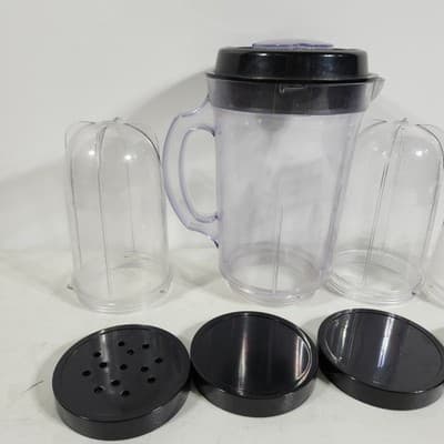 Magic Bullet Cups with Handle & Lids MB1001 Replacement - Thumbnail 2