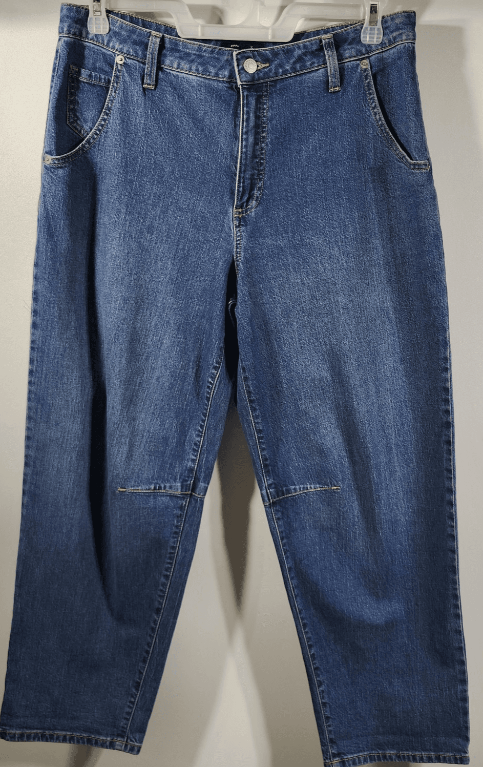 Banana Republic Women's Jeans 31/12 Mid Rise Barrel Blue Denim - Thumbnail 5