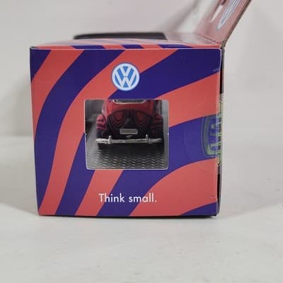 M2 Machines 1953 Volkswagen Beetle Deluxe Psychedelic Purple and Pink Toy NEW - Thumbnail 5