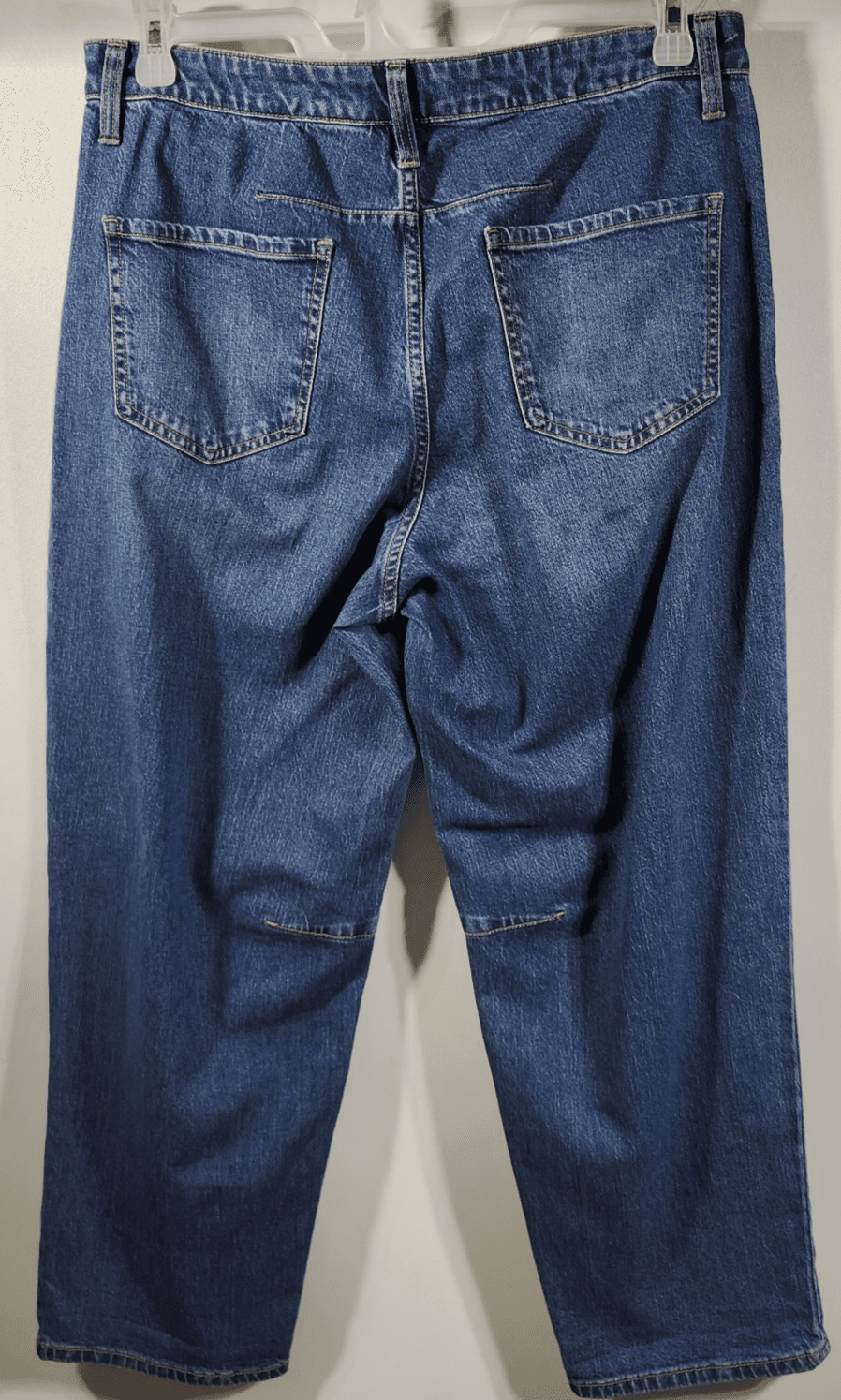 Banana Republic Women's Jeans 31/12 Mid Rise Barrel Blue Denim - Thumbnail 6