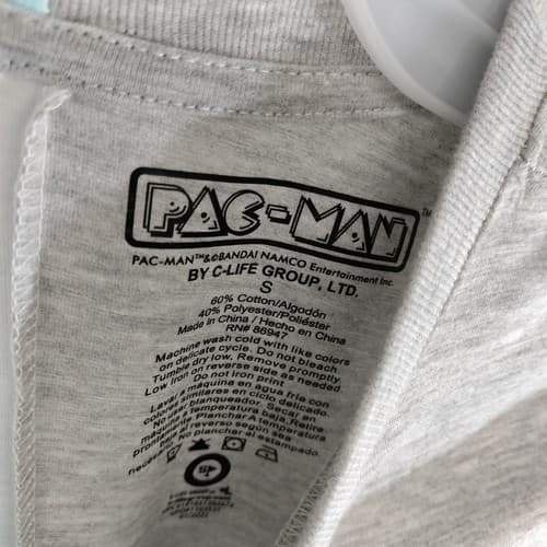 Pacman Women's Small Cartoon Graphic TShirt Gamer Tee NEW - Thumbnail 6