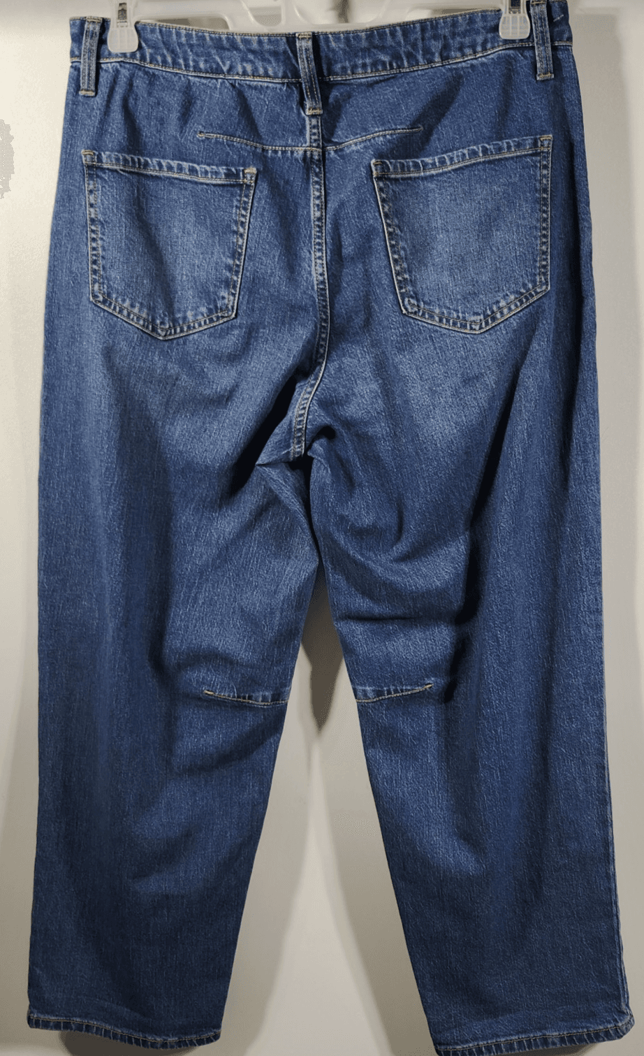Banana Republic Women's Jeans 31/12 Mid Rise Barrel Blue Denim - Thumbnail 4
