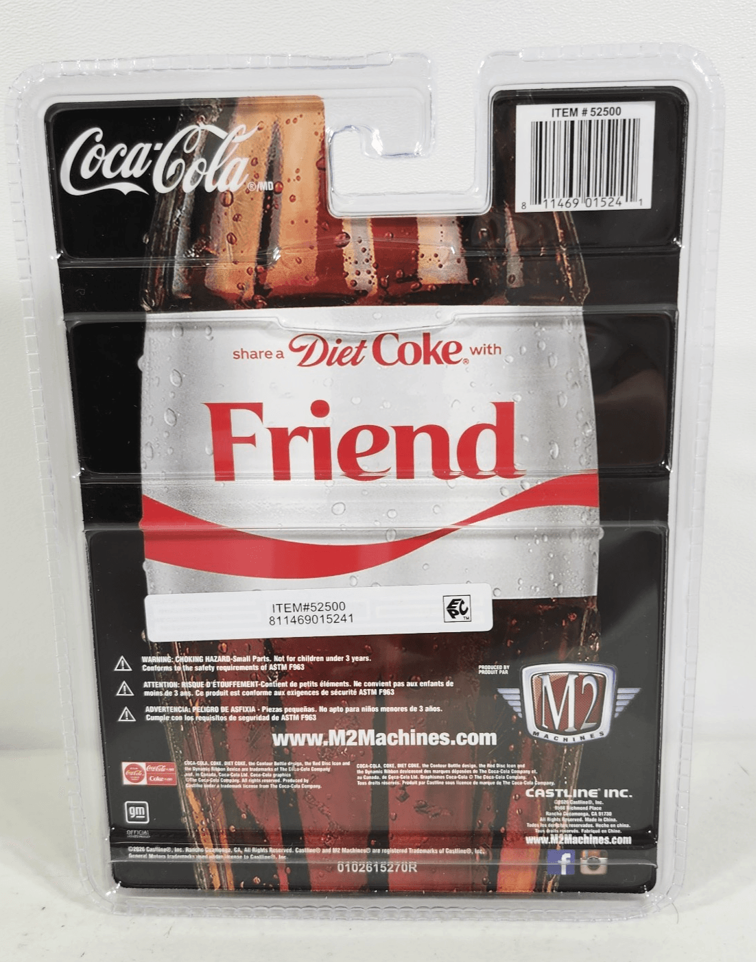 M2 Machines Coca-Cola 1995 Chevy S10 Silver Pickup Truck 1/64 Toy Vehicle NEW - Thumbnail 5