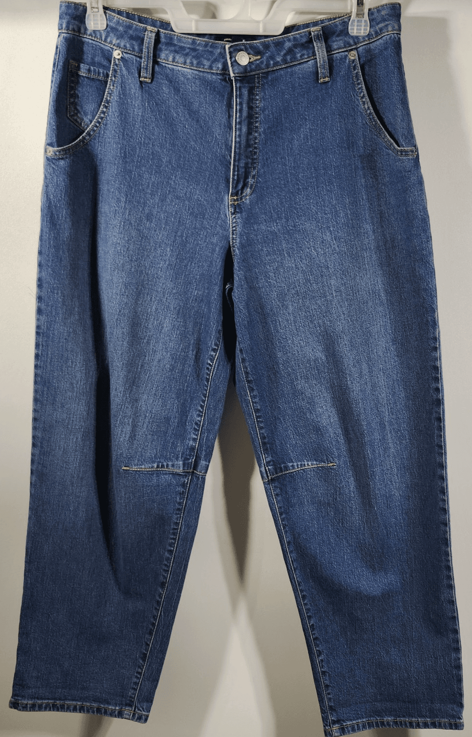 Banana Republic Women's Jeans 31/12 Mid Rise Barrel Blue Denim