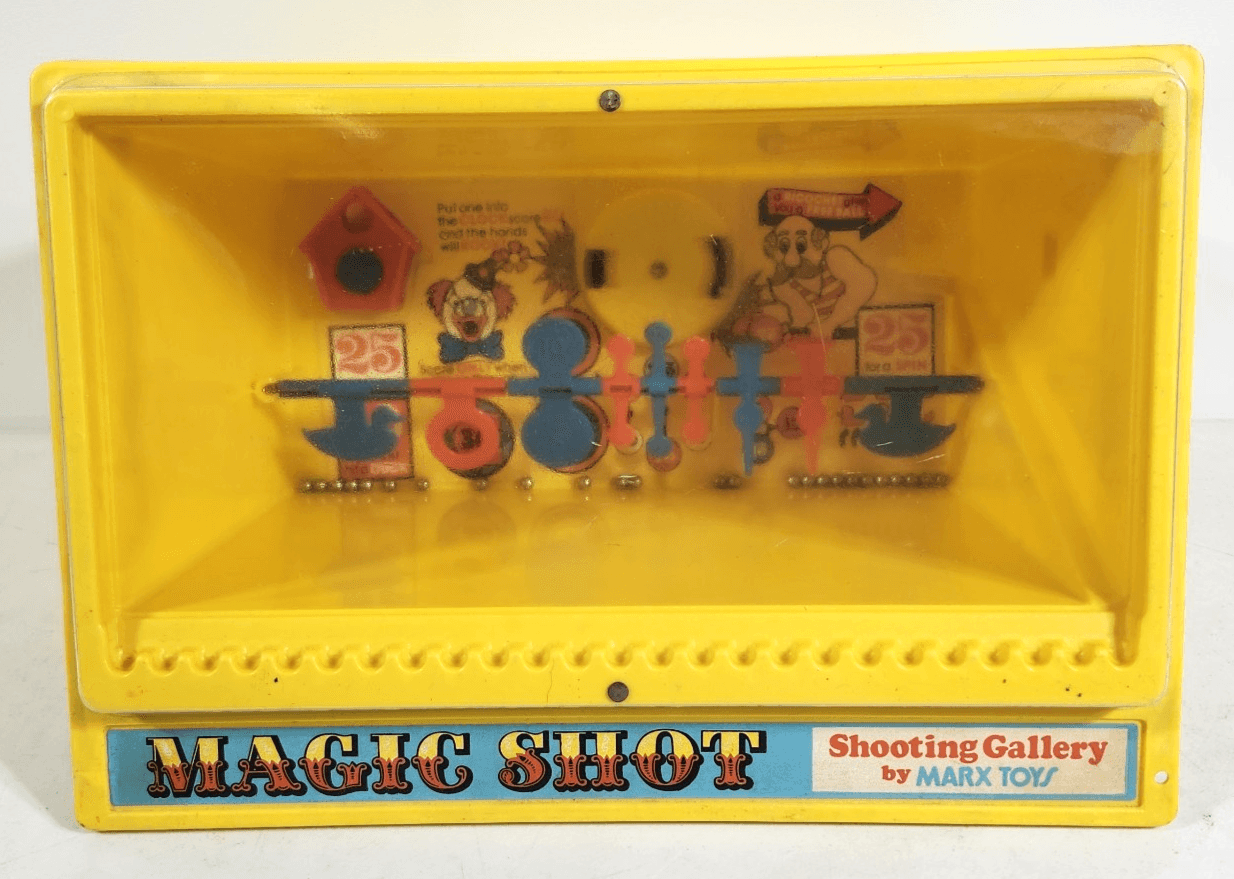 Vintage MARX Toys Magic Shot Shooting Gallery Game No Gun