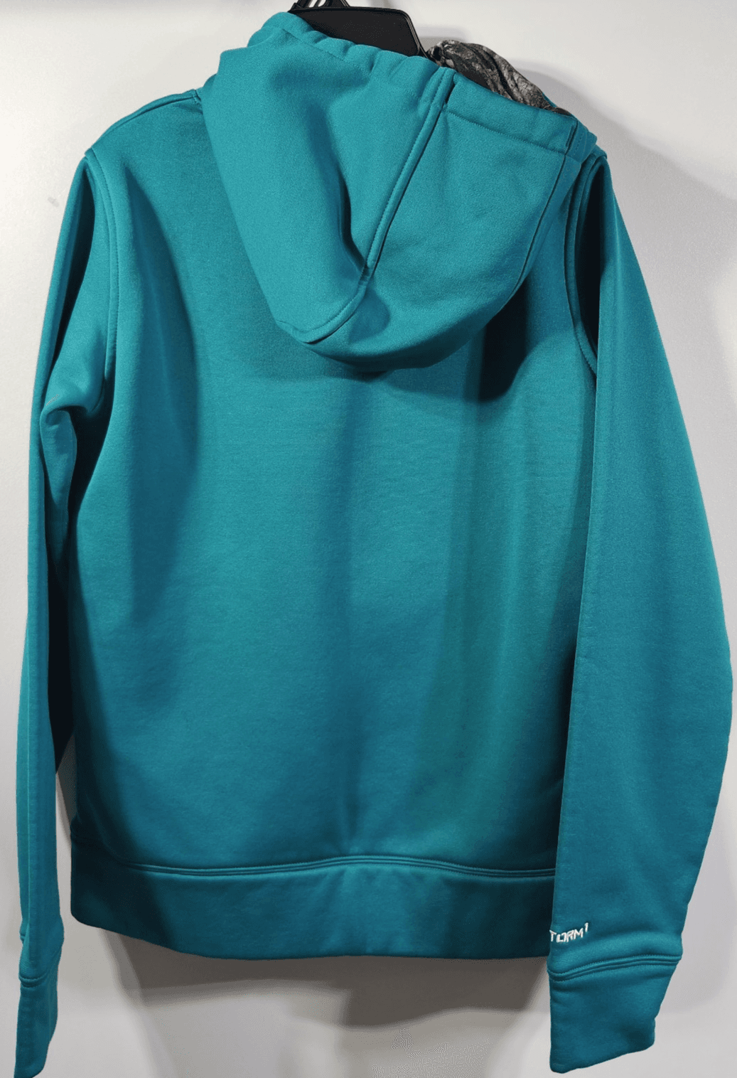 Under Armour Teal Storm Fleece Camo Loose Fit Sweatshirt Hoodie Women’s Small - Thumbnail 6