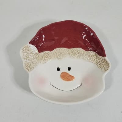 Vintage Home Interior & Gifts Snowman 3 Piece Serving Dishes Set - Thumbnail 11