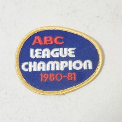 ABC League Champion 1980-81 Bowling Team Embroidered Patch Uniform Prop - Thumbnail 3