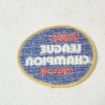 ABC League Champion 1980-81 Bowling Team Embroidered Patch Uniform Prop - Thumbnail 4