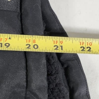 Justice Girls Coat XS Black with Fur Lined Hood Full Zip Winter Jacket NEW - Thumbnail 3