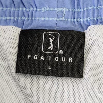 PGA Tour Shorts Size L Men’s Blue Swim Trunks Quick Dry NEW - Thumbnail 8