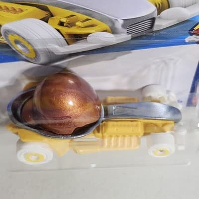 2026 Hot Wheels Drag Racers Eggshellracer Yellow Car 1/64 Toy Vehicle NEW - Thumbnail 3