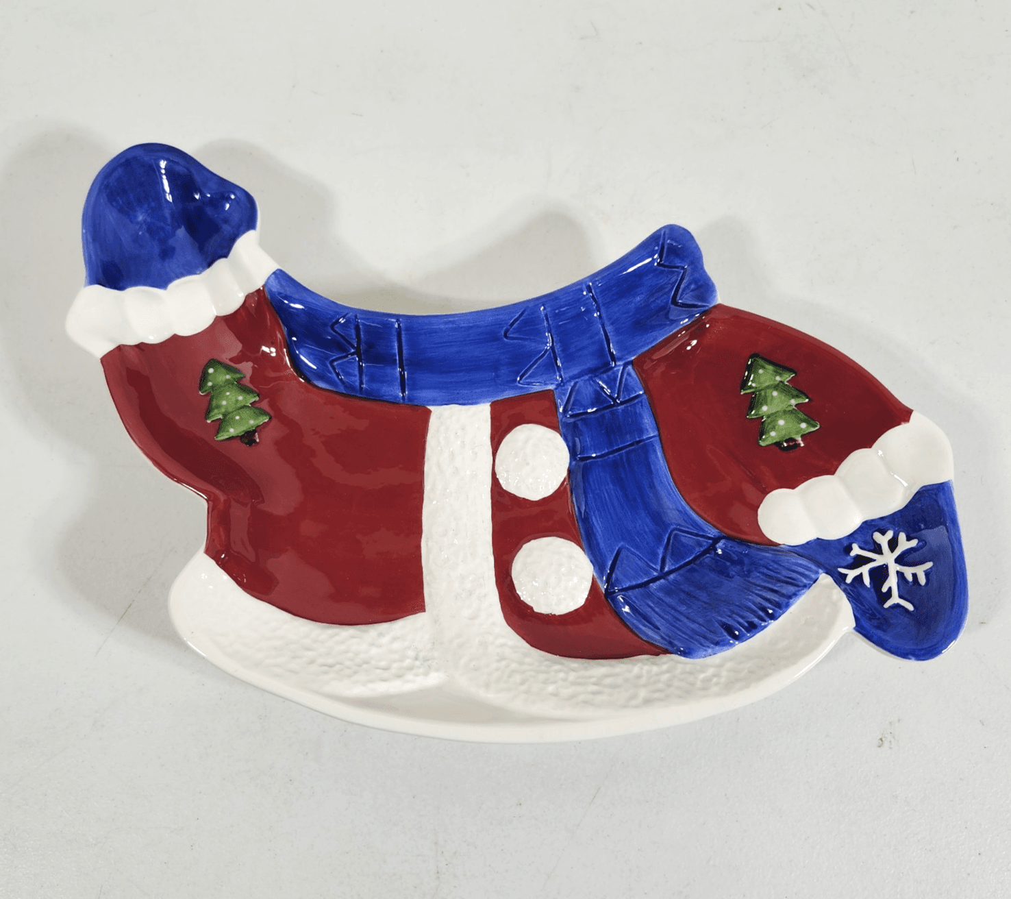 Vintage Home Interior & Gifts Snowman 3 Piece Serving Dishes Set - Thumbnail 7