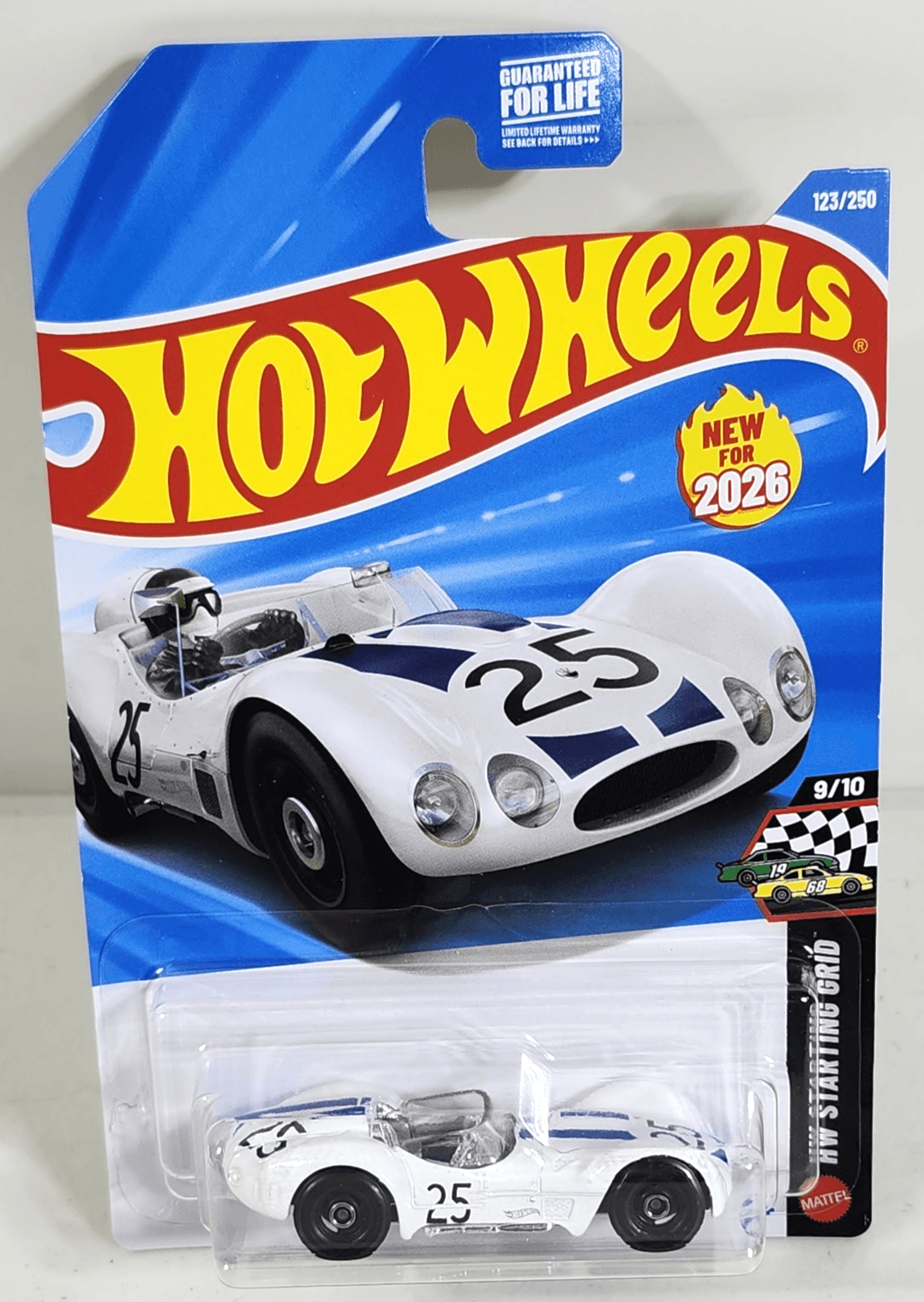 Hot Wheels HW Starting Grid Maserati Tipo 61 White Car 1/64 Toy Vehicle NEW