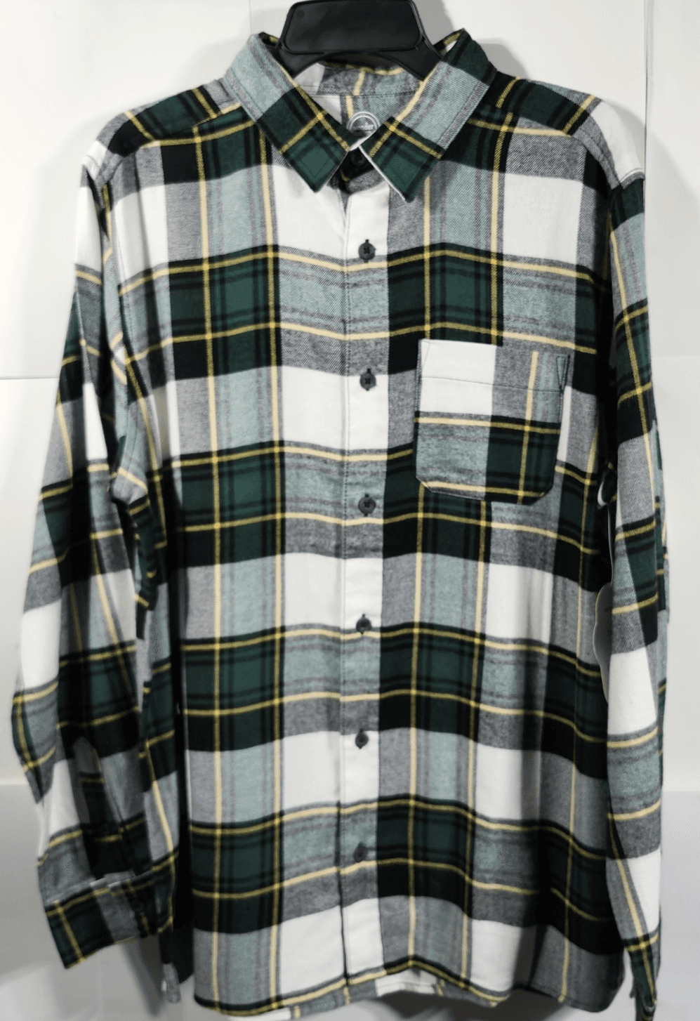 Wonder Nation Boy's Shirt Size XXL Long Sleeve Plaid Button Up NEW - Thumbnail 5