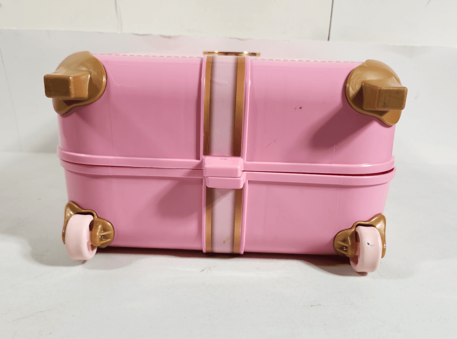 Disney Princess Plastic Rolling Toy Suitcase Pink W/Extendable Handle - Thumbnail 8