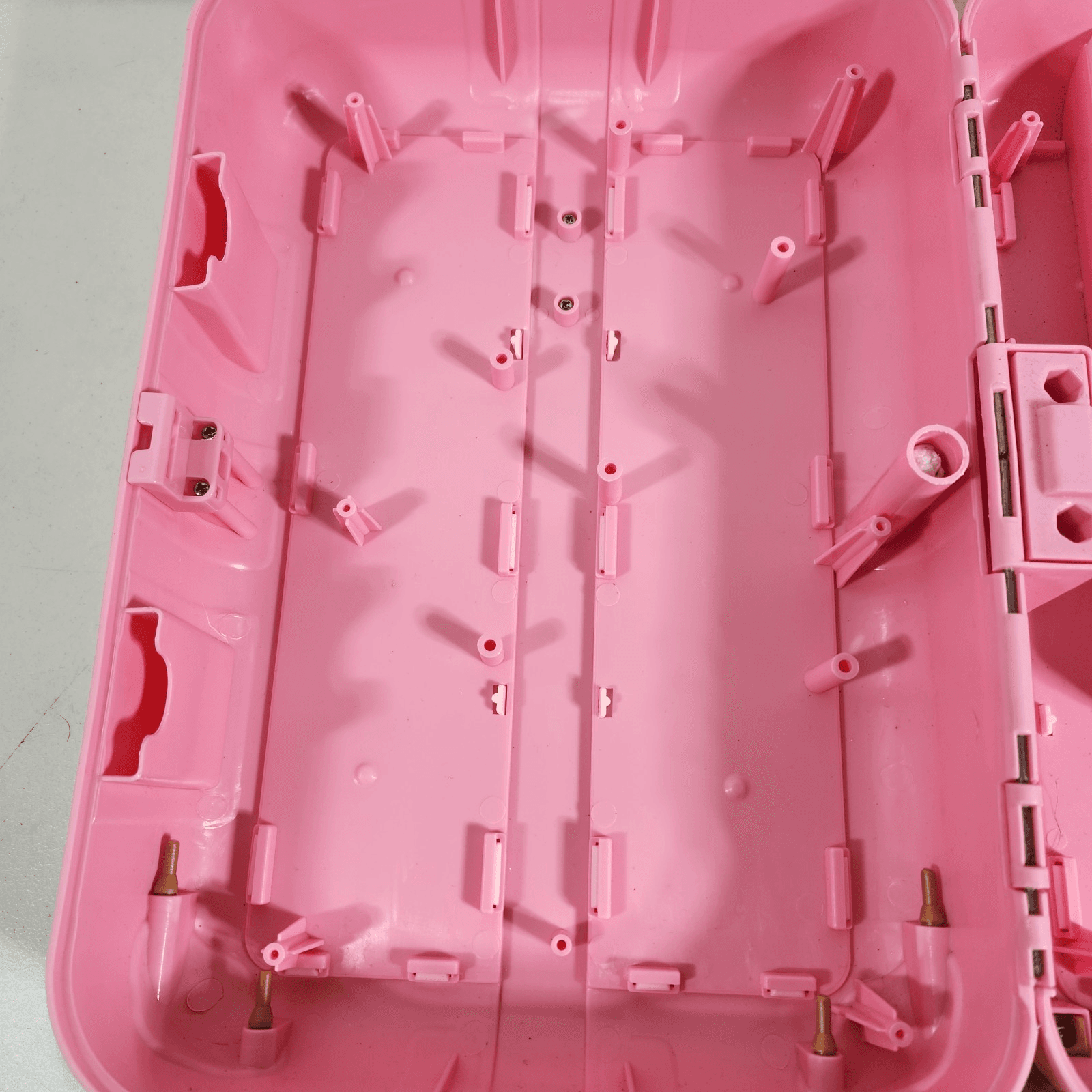 Disney Princess Plastic Rolling Toy Suitcase Pink W/Extendable Handle - Thumbnail 11