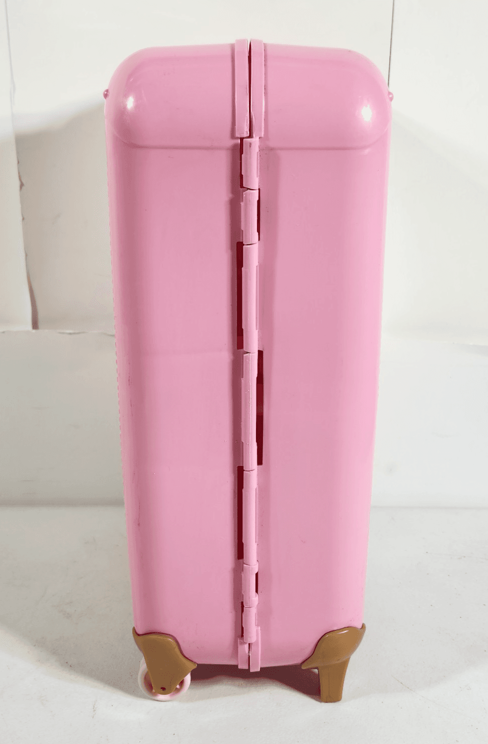Disney Princess Plastic Rolling Toy Suitcase Pink W/Extendable Handle - Thumbnail 7