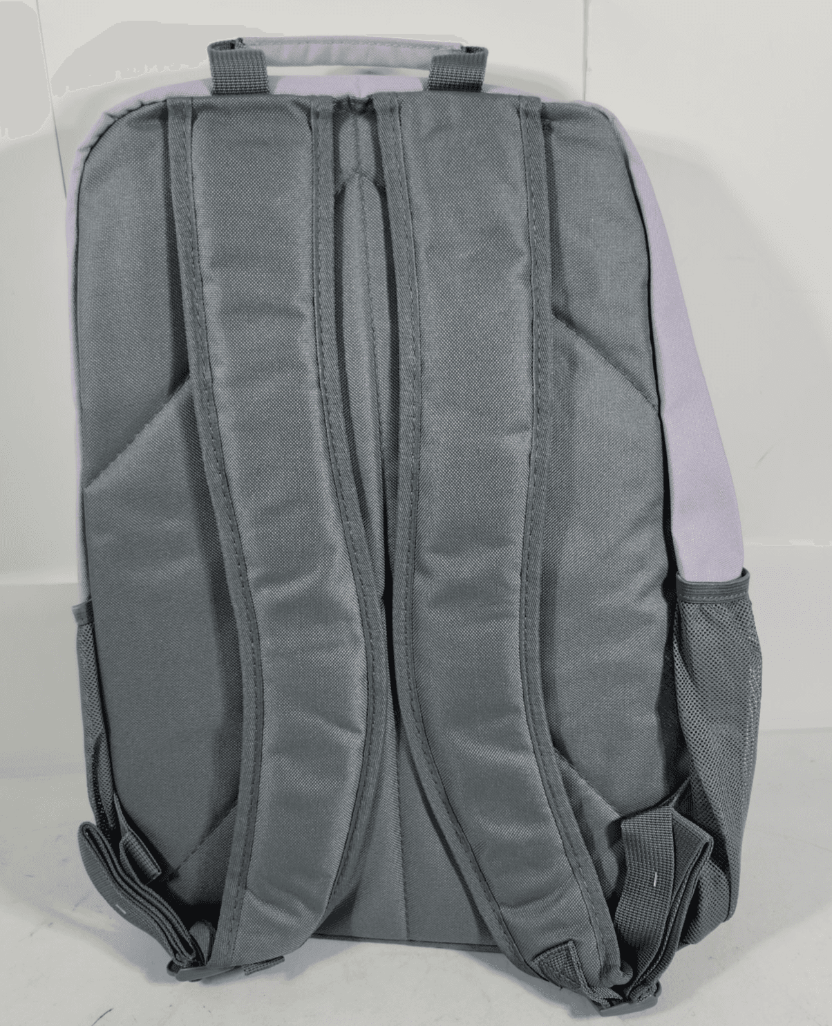 Eastsport 18" Backpack Purple Gray Tech Laptop Sleeve Bottle Bookbag NEW - Thumbnail 5