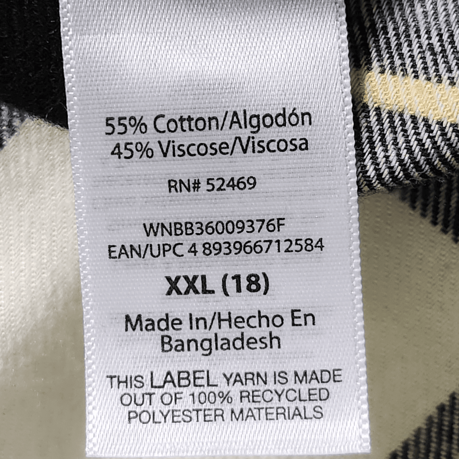 Wonder Nation Boy's Shirt Size XXL Long Sleeve Plaid Button Up NEW - Thumbnail 9