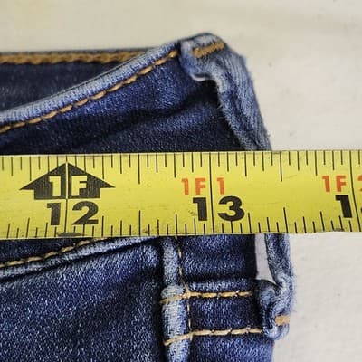 Hollister Womens Low Rise Jeans Size 3 Blue Stretch Denim Pants - Thumbnail 2