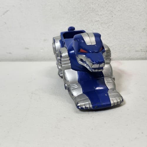 Vintage Mighty Morphin Power Rangers Pink Jet Vehicle And Blue Cat Kids Toy Lot - Thumbnail 8