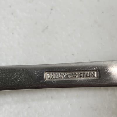 Dalia Spain Braque Modernist Serving Fork 8.5" Stainless Flatware - Thumbnail 5