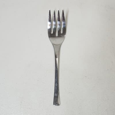 Dalia Spain Braque Modernist Serving Fork 8.5" Stainless Flatware - Thumbnail 2